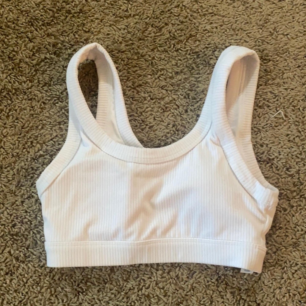 Alo ribbed bra